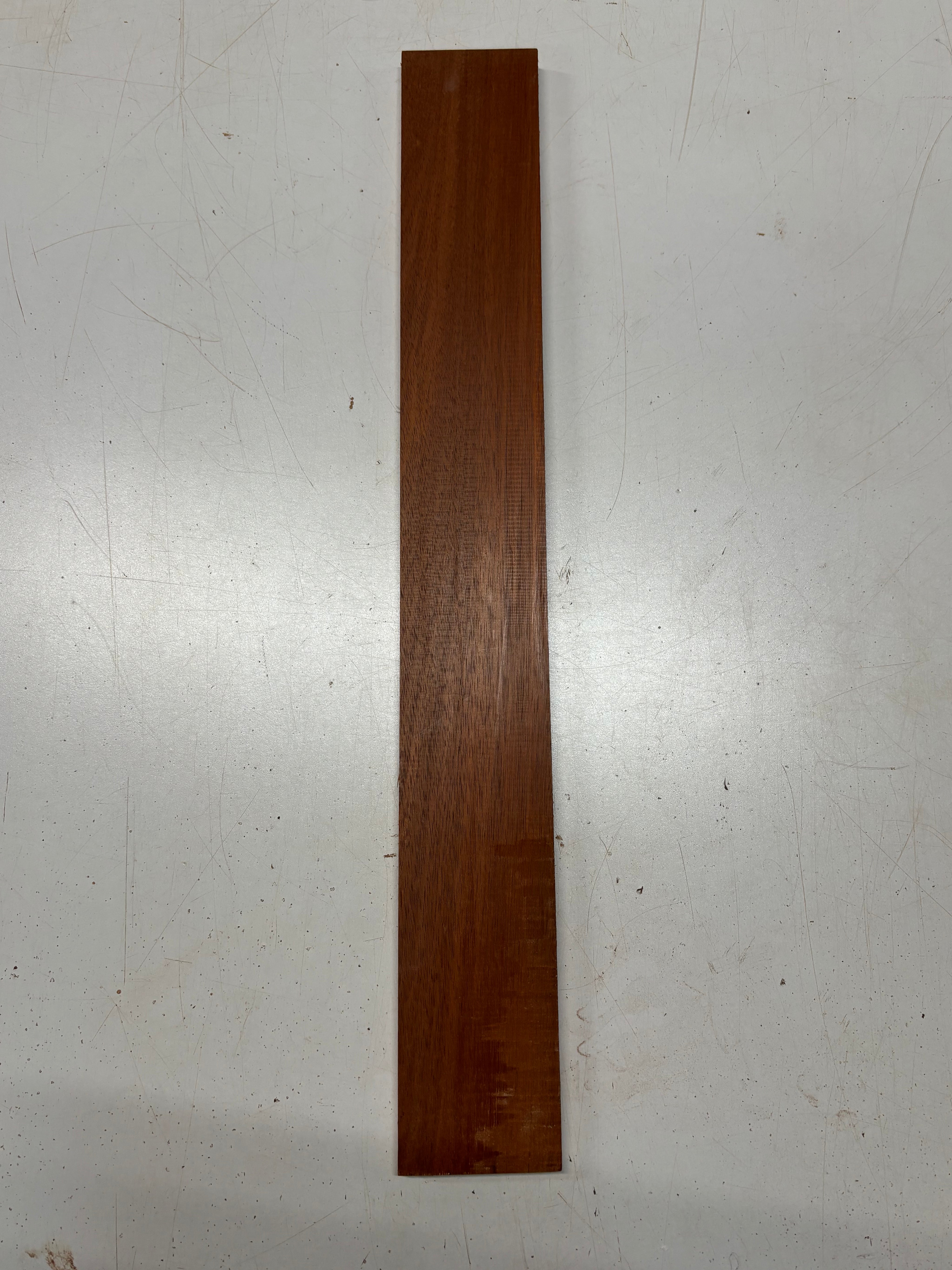 1 Piece, Santos Mahogany Thin Stock Lumber 23-1/2"x3"x3/8"#8308 - Exotic Wood Zone