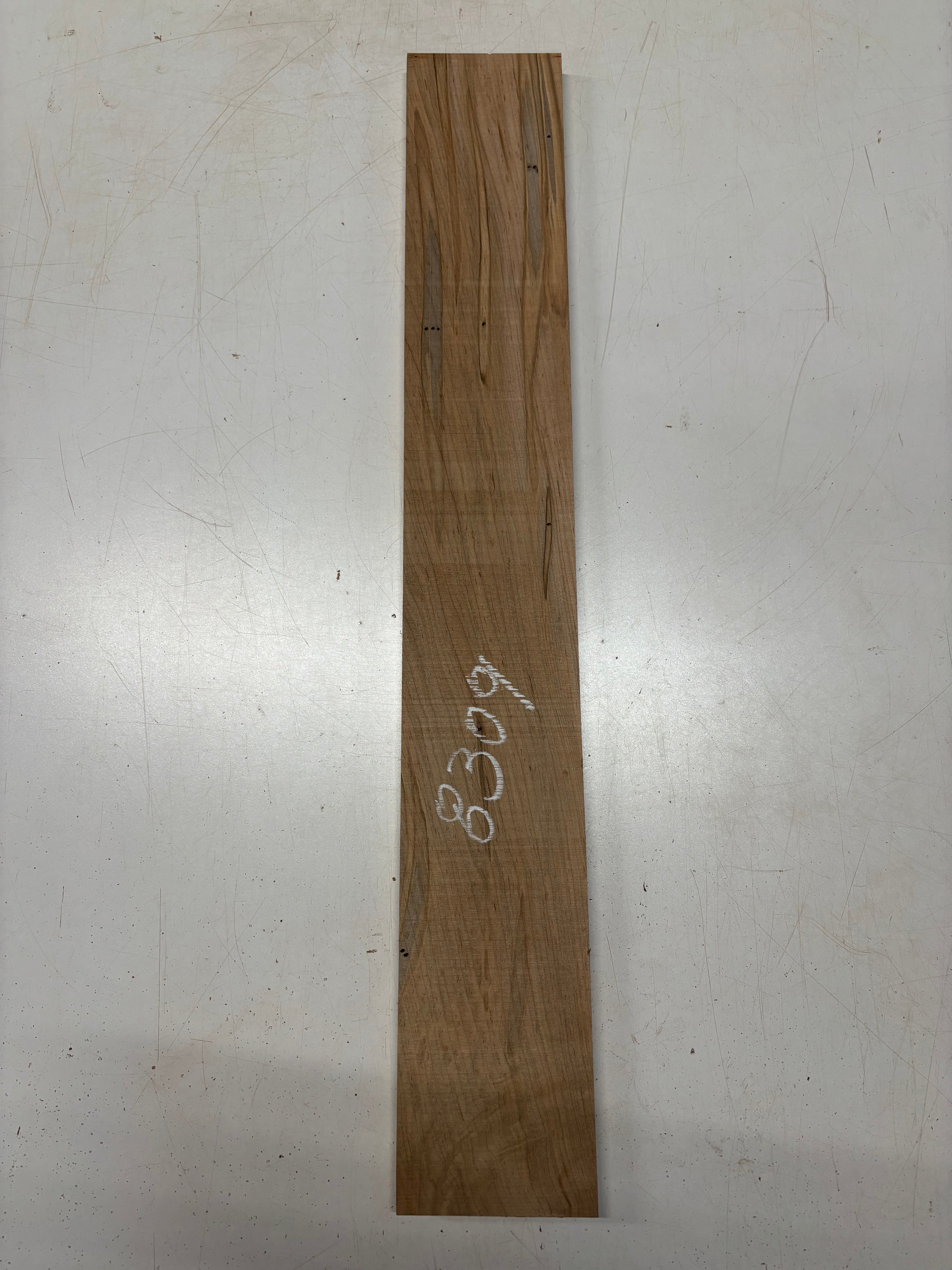 1 Piece, Ambrosia Maple Thin Stock Lumber 31"x4-1/2"x5/8"#8309 - Exotic Wood Zone
