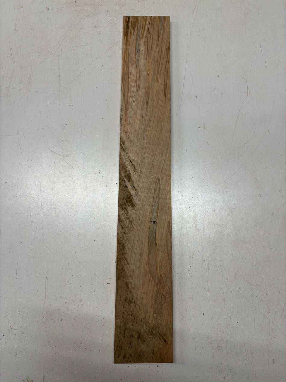 1 Piece, Ambrosia Maple Thin Stock Lumber 31"x4-1/2"x5/8"#8309 - Exotic Wood Zone