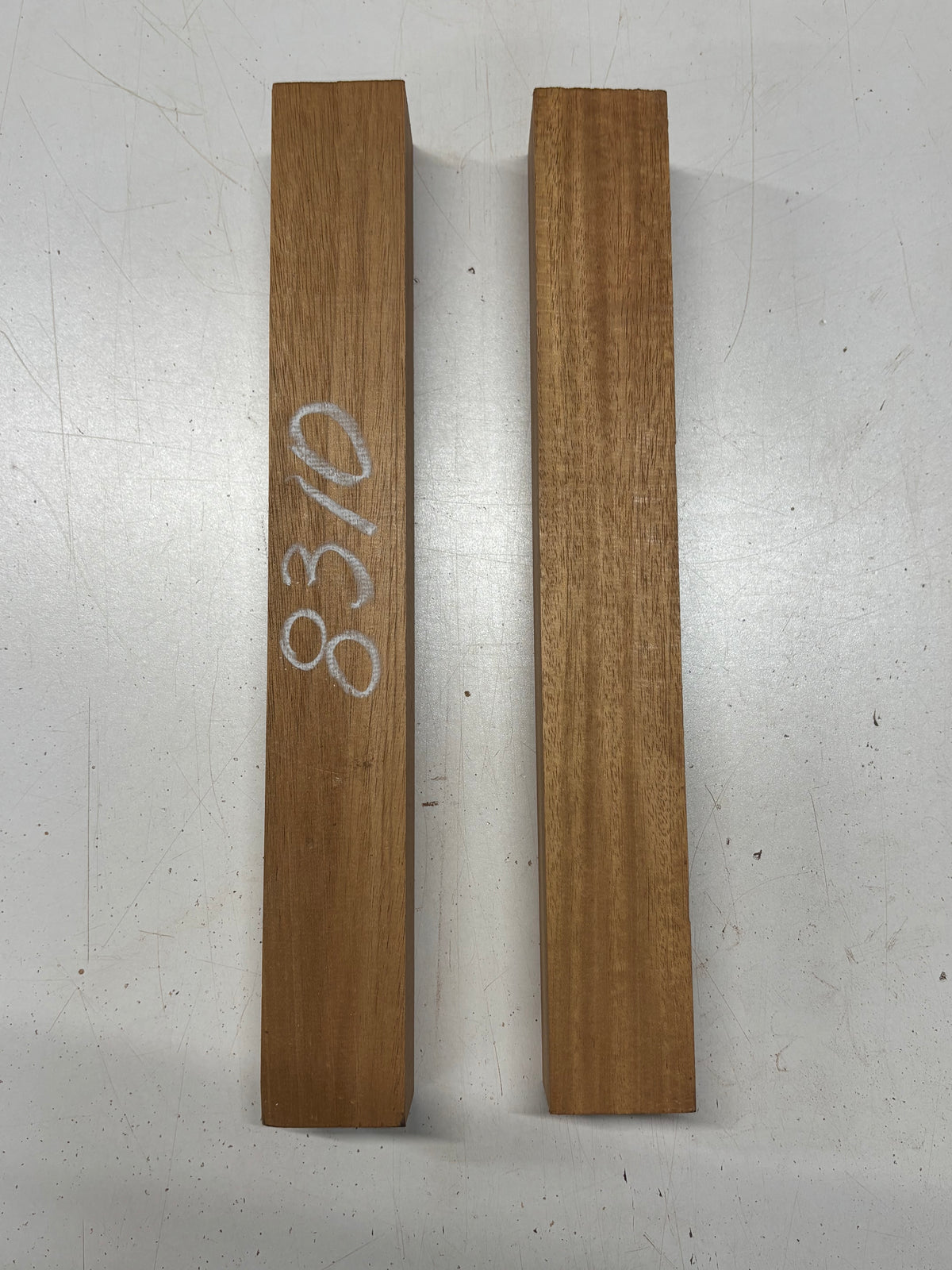 2 Pack, Mahogany Turning Wood Blanks 14-1/2"x2"x2"#8310 - Exotic Wood Zone
