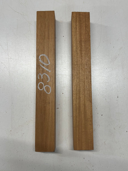 2 Pack, Mahogany Turning Wood Blanks 14-1/2"x2"x2"#8310 - Exotic Wood Zone
