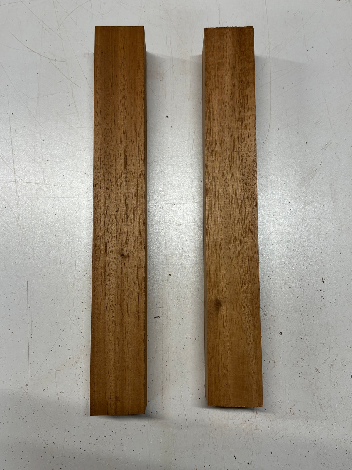 2 Pack, Mahogany Turning Wood Blanks 14-1/2"x2"x2"#8310 - Exotic Wood Zone