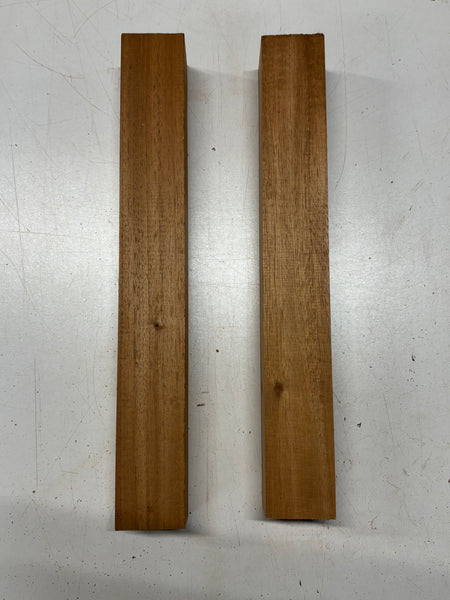 2 Pack, Mahogany Turning Wood Blanks 14-1/2"x2"x2"#8310 - Exotic Wood Zone
