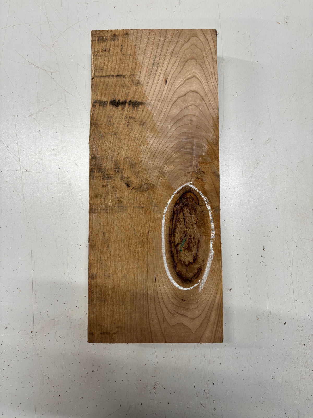 1 Piece, Cherry Lumber Board Blank 14-1/2"x6"x1-7/8"#8313 - Exotic Wood Zone