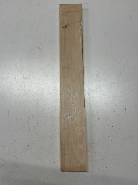 1 Piece, Hard Maple Thin Stock Lumber 21"x3"x5/8"#8316 - Exotic Wood Zone