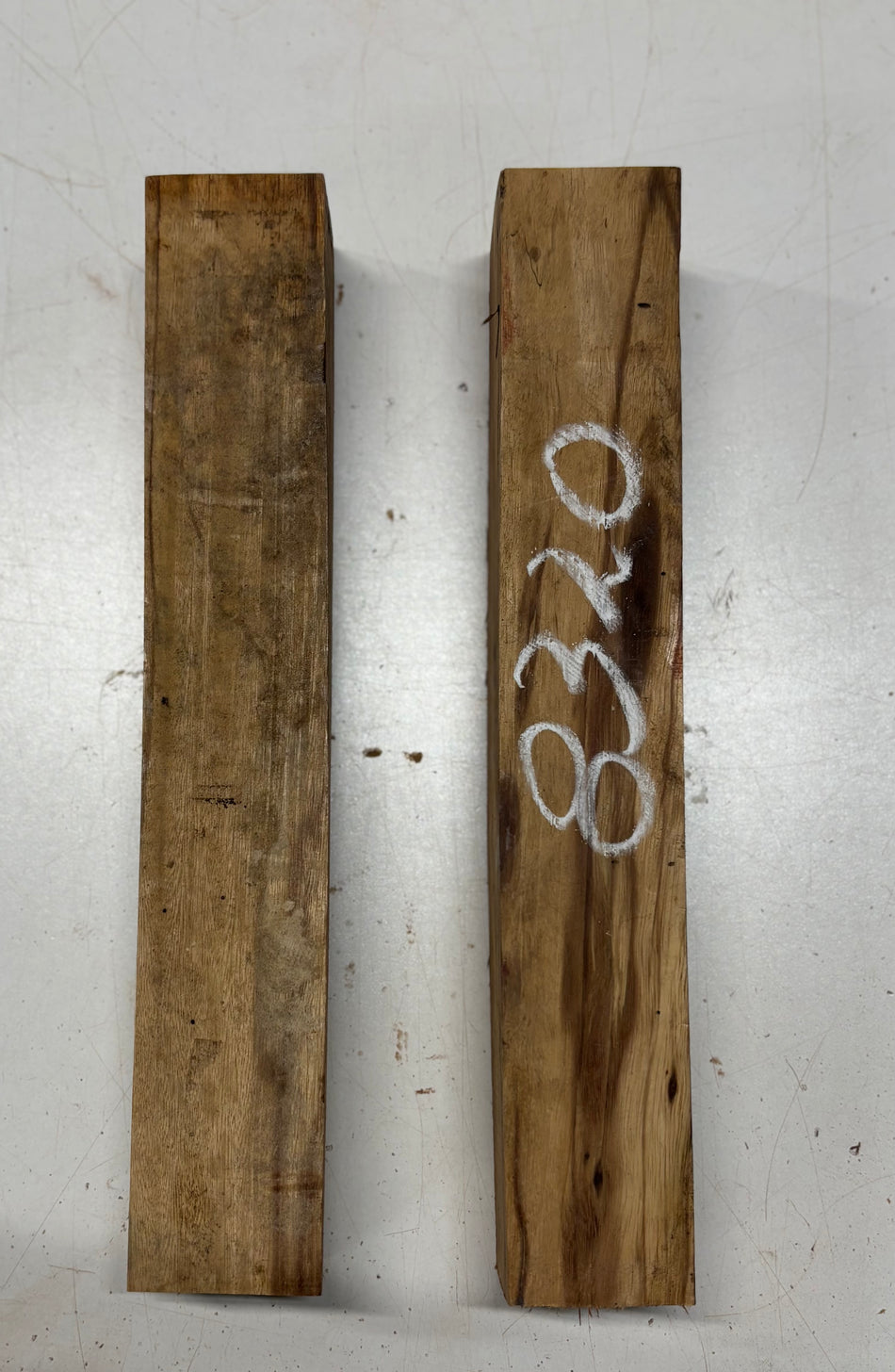 2 Pack, Red Tamarind Turning Wood Blanks 12"x2"x2"#8320 - Exotic Wood Zone