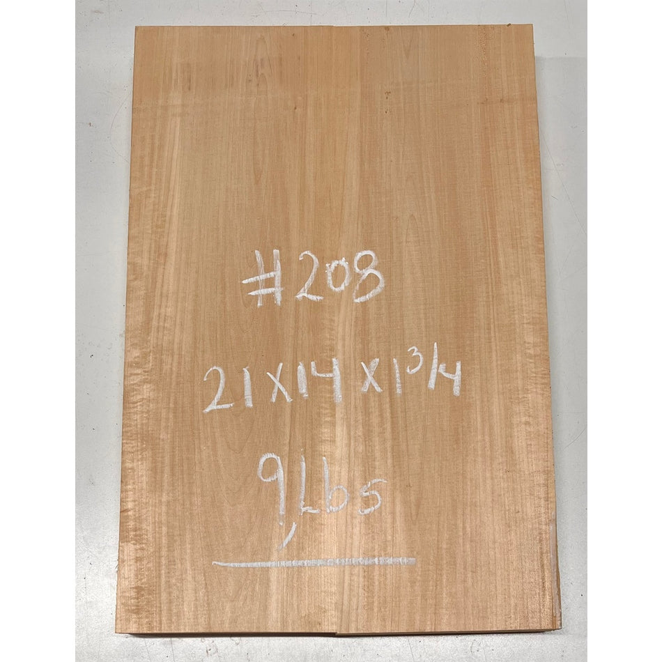 Basswood Guitar Body Blanks, 21″ x 14″ x 1-3/4″ ,9 Lbs #208 - Exotic Wood Zone - Buy online Across USA 