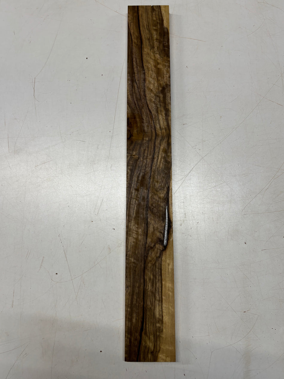 1 Piece, Black Limba Thin Stock Lumber 24" x 3" x 3/4" #54