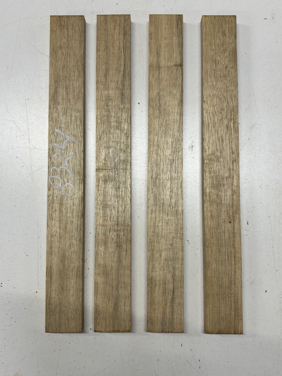 4 Pack, White Limba Thin Stock Lumber 18"x2"x3/4" #8324 - Exotic Wood Zone