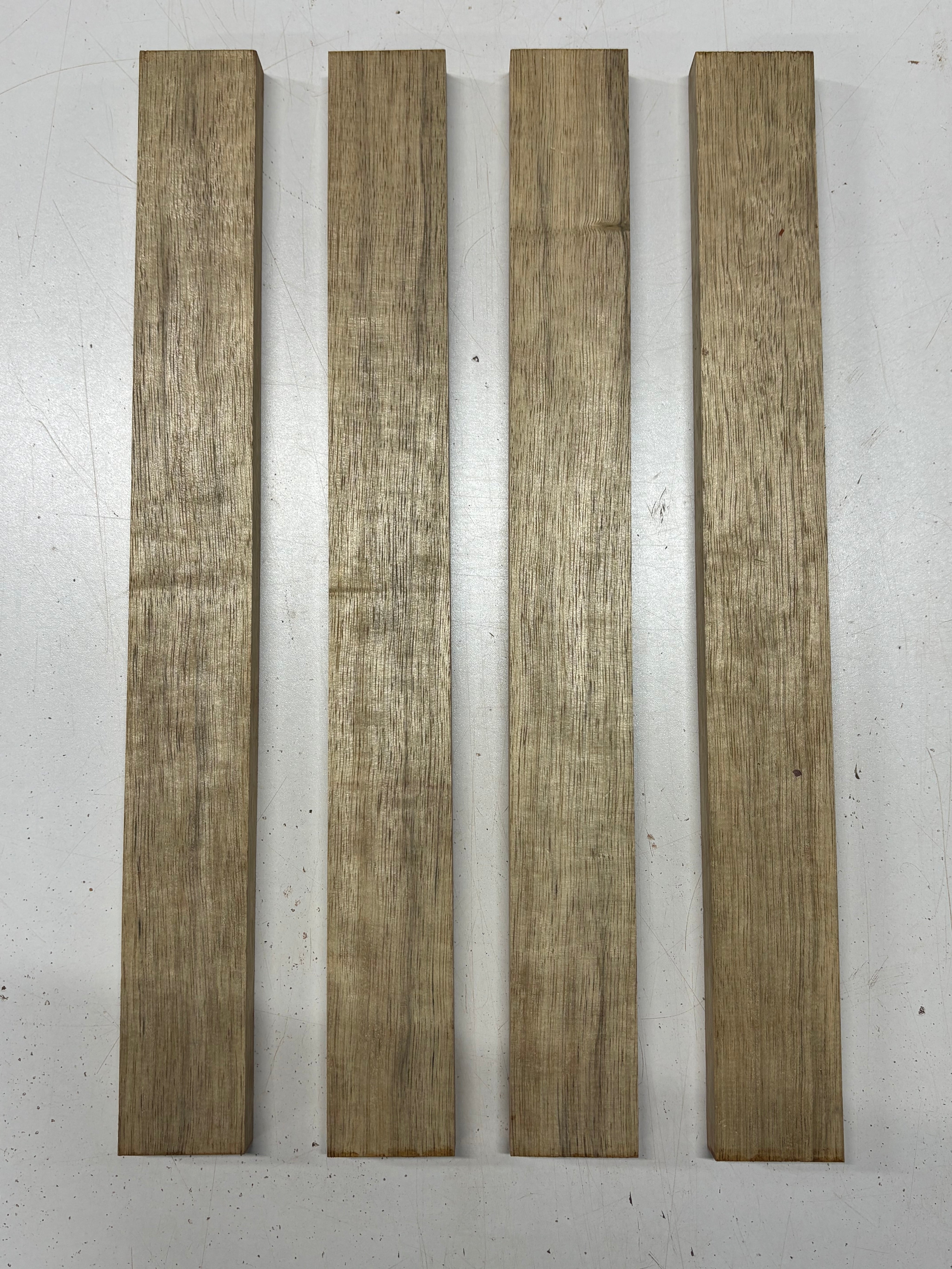 4 Pack, White Limba Thin Stock Lumber 18"x2"x3/4" #8324 - Exotic Wood Zone