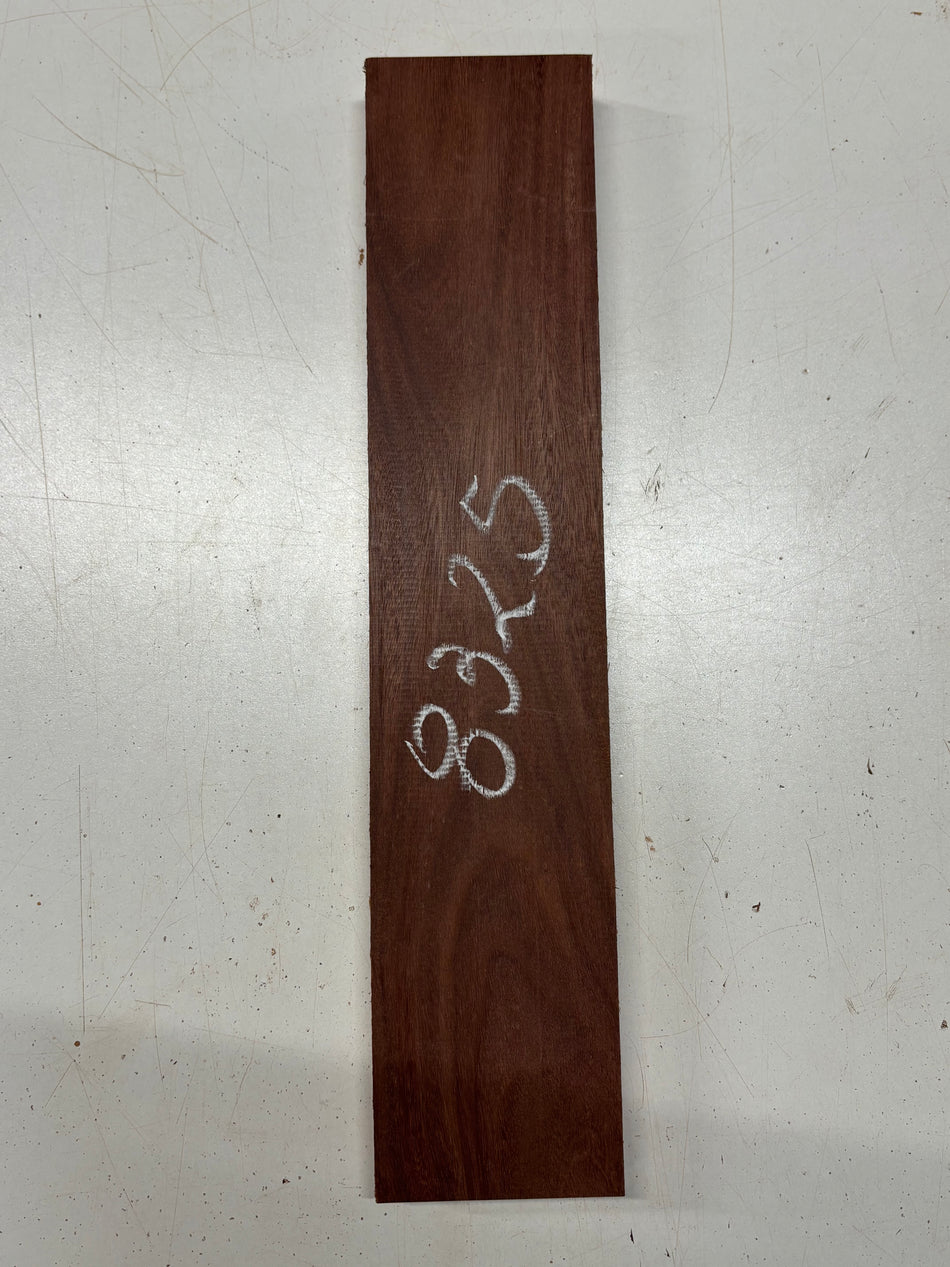 1 Piece, Santos Mahogany Lumber Board Blank  16"x3-1/2"x7/8" #8325 - Exotic Wood Zone