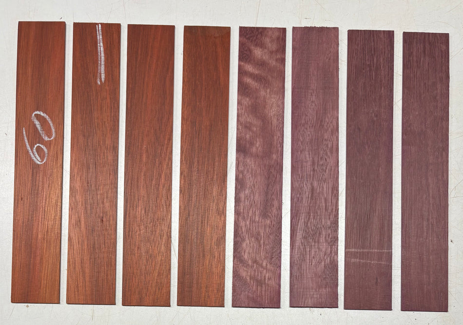 Paquete de 4, Bloques de Madera de Naranjo de Osage para Torneado 18"x1"x1"#8329