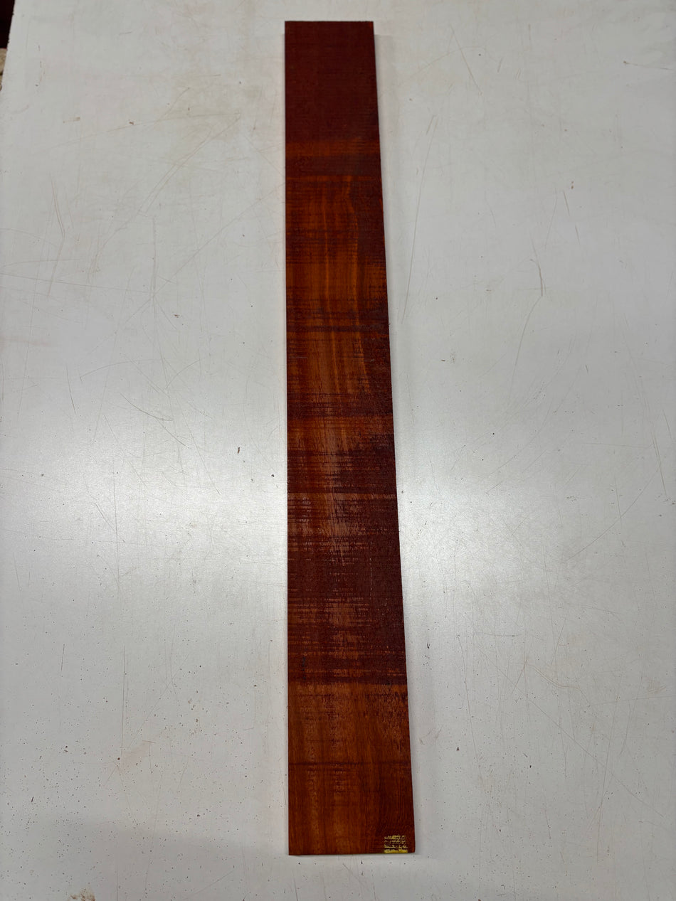 1 Piece, Padauk Thin Stock Lumber 38"x4-1/2"x3/4"#8328 - Exotic Wood Zone