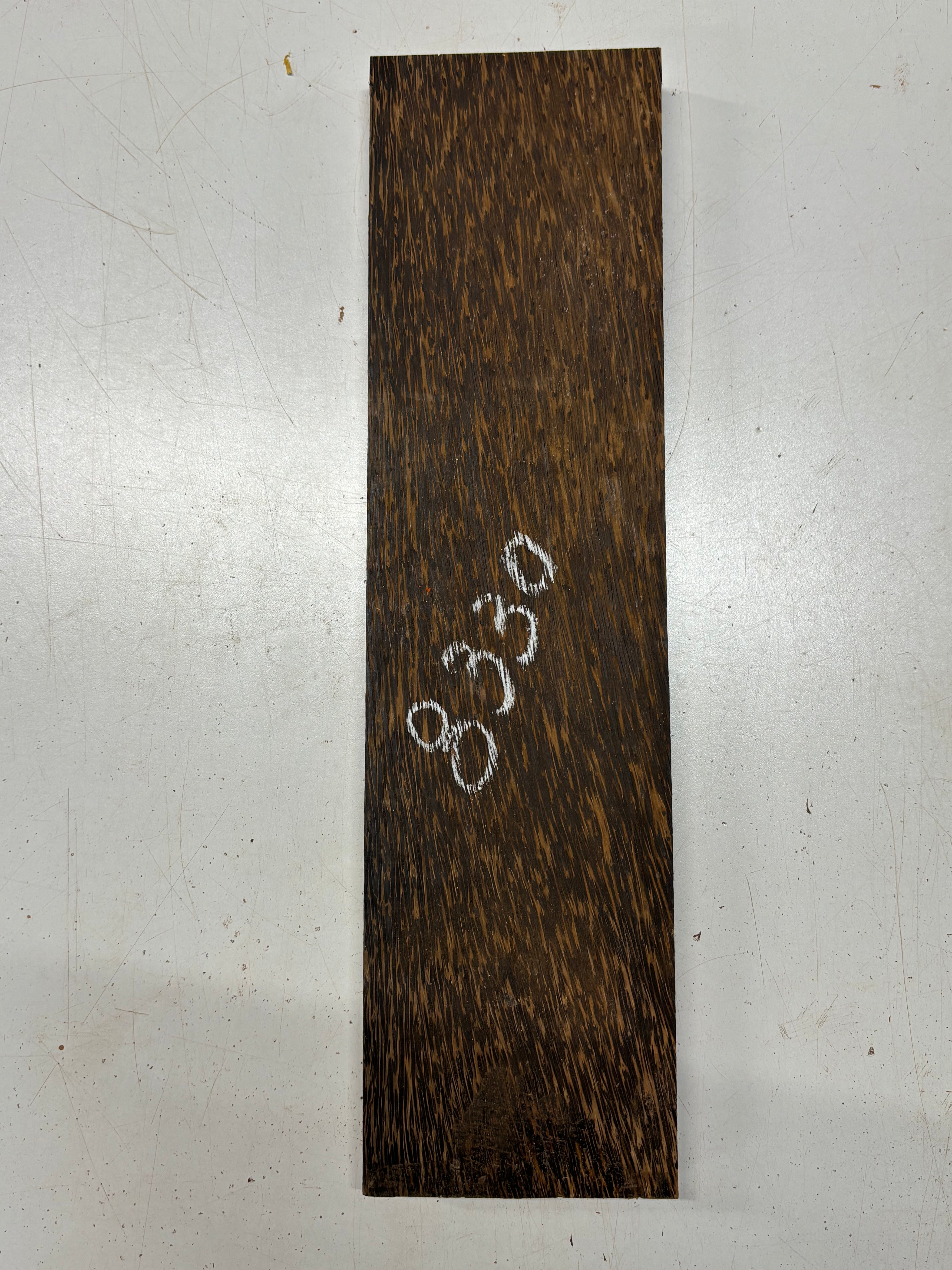 1 Piece, Black Palm Lumber Board Blank 18"x4-3/4"x1"#8330 - Exotic Wood Zone