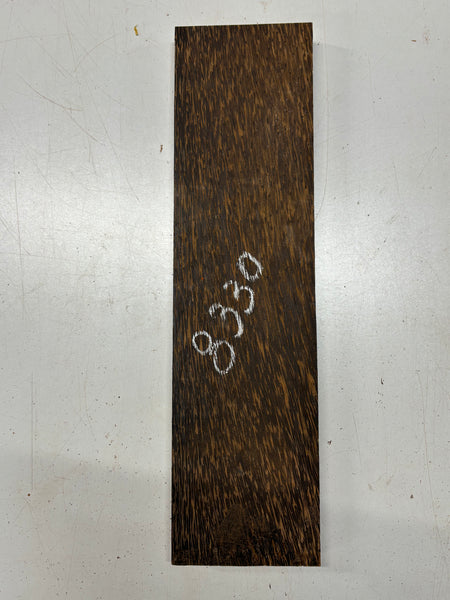1 Piece, Black Palm Lumber Board Blank 18"x4-3/4"x1"#8330 - Exotic Wood Zone
