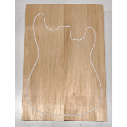 Basswood Guitar Body Blanks, 21″ x 14-3/8″ x 1-3/4″ ,10 Lbs 