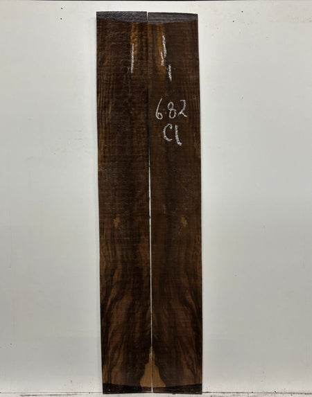 Macassar Ebony Classical Defective Guitar Side Set #682 Exotic Wood Zone 