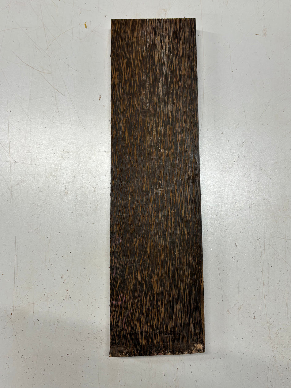 1 Piece, Black Palm Lumber Board Blank 18"x4-3/4"x1"#8330 - Exotic Wood Zone