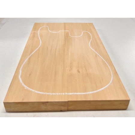 Basswood Guitar Body Blanks, 21″ x 14-3/8″ x 1-3/4″ ,10 Lbs #211 - Exotic Wood Zone - Buy online Across USA 