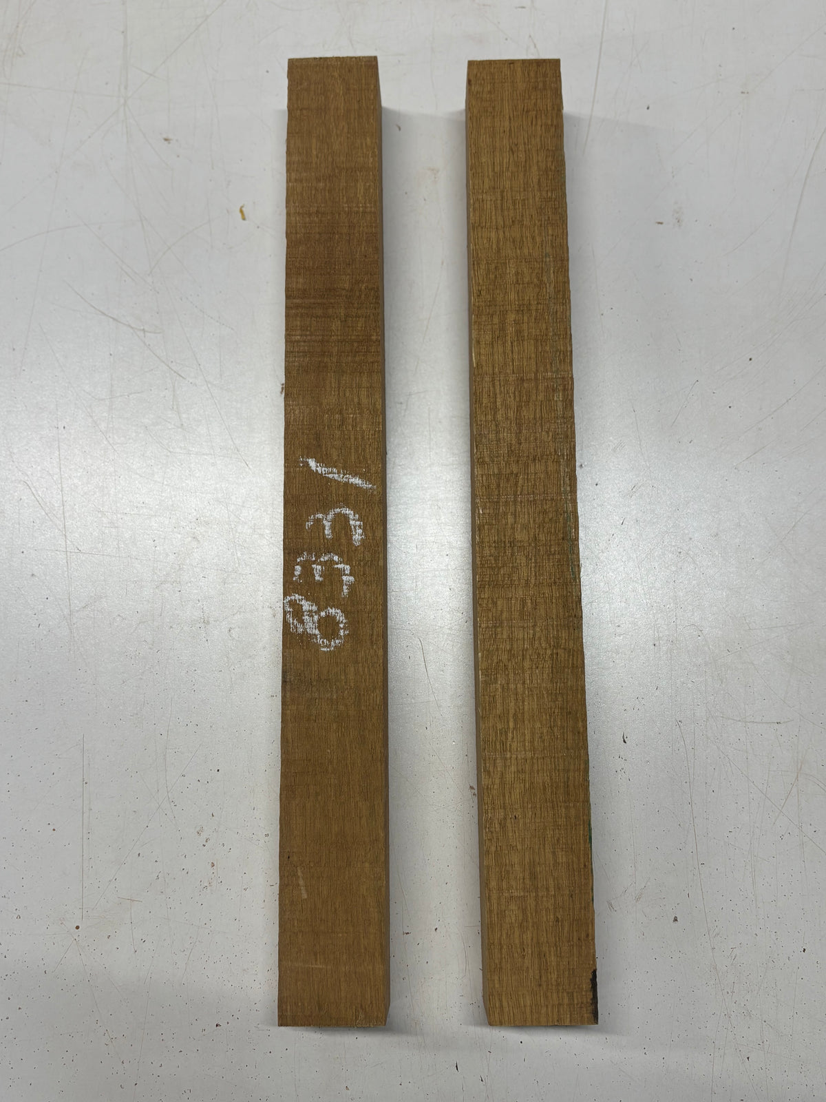 2 Pack, Black Limba Turning Wood Blanks  21"x2"x2"#8331 - Exotic Wood Zone