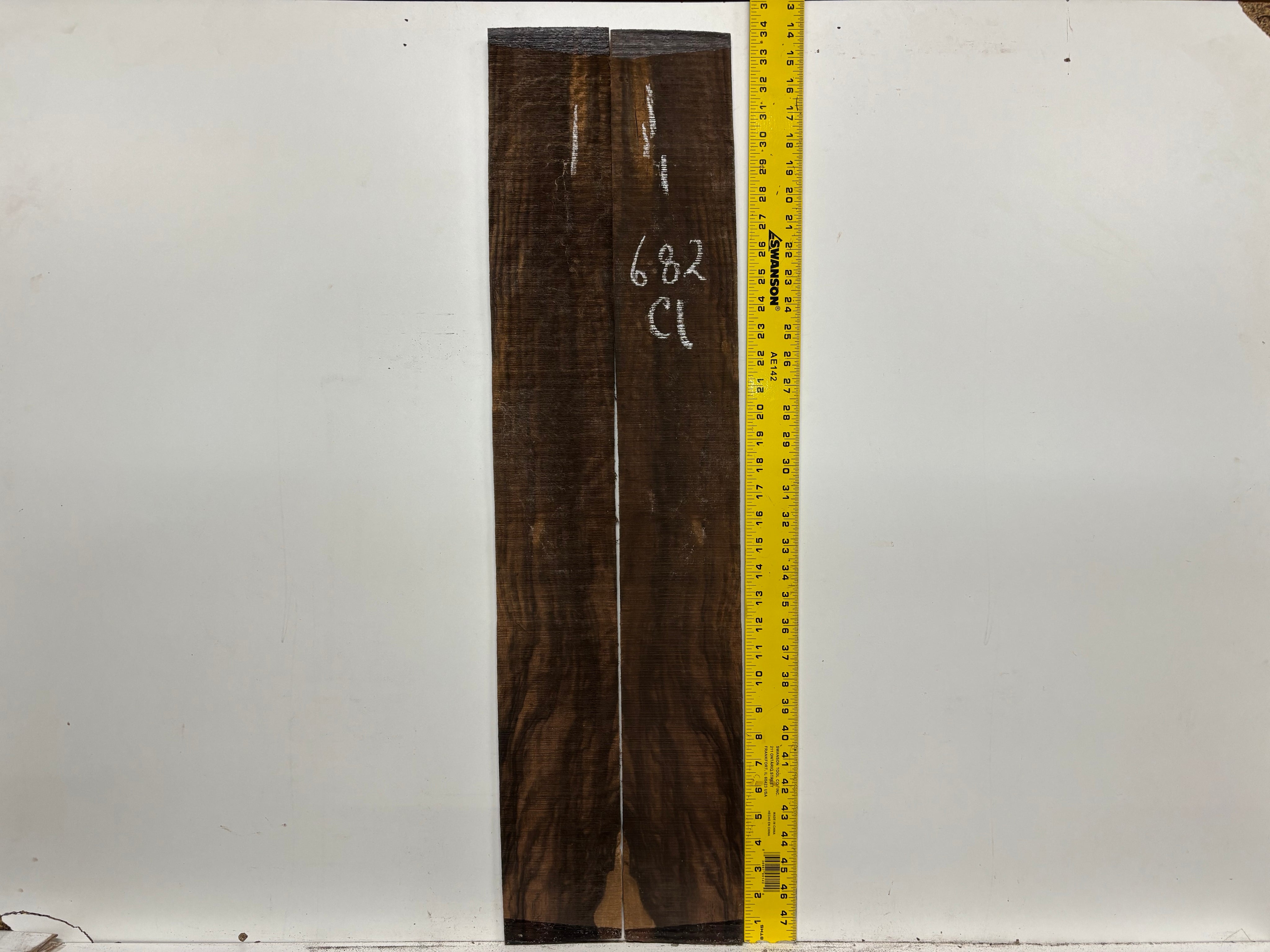 Macassar Ebony Classical Defective Guitar Side Set #682 Exotic Wood Zone 