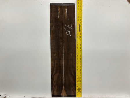 Macassar Ebony Classical Defective Guitar Side Set #682 Exotic Wood Zone 