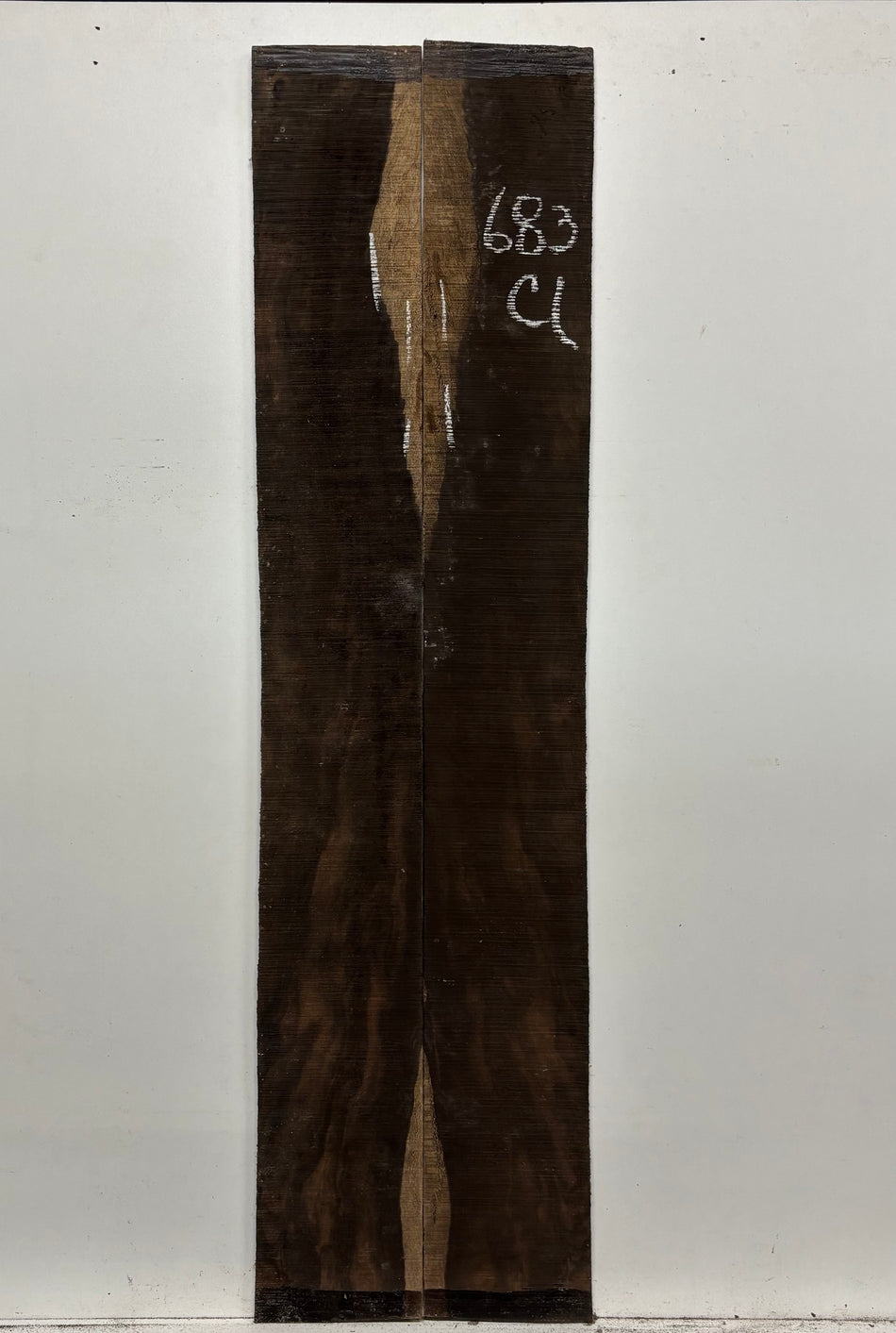 Macassar Ebony Classical Defective Guitar Side Set #683