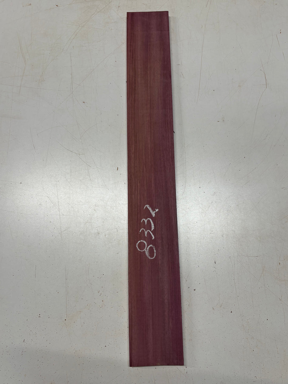 1 Piece, Purpleheart Thin Stock Lumber 31"x4"x5/8"#8332 - Exotic Wood Zone