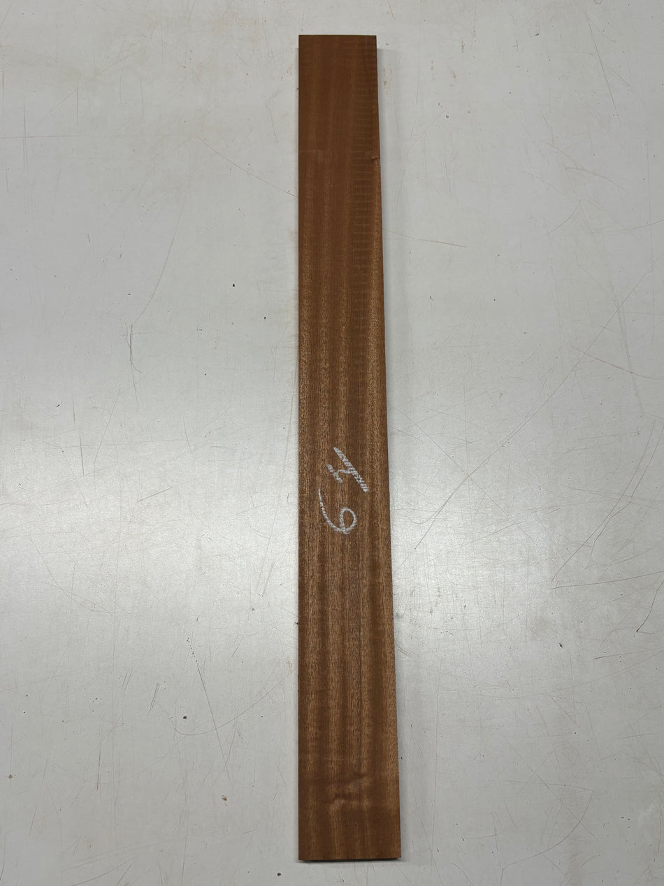 1 Piece, Sapele Thin Stock Lumber 30" x 3" x 5/8" #64