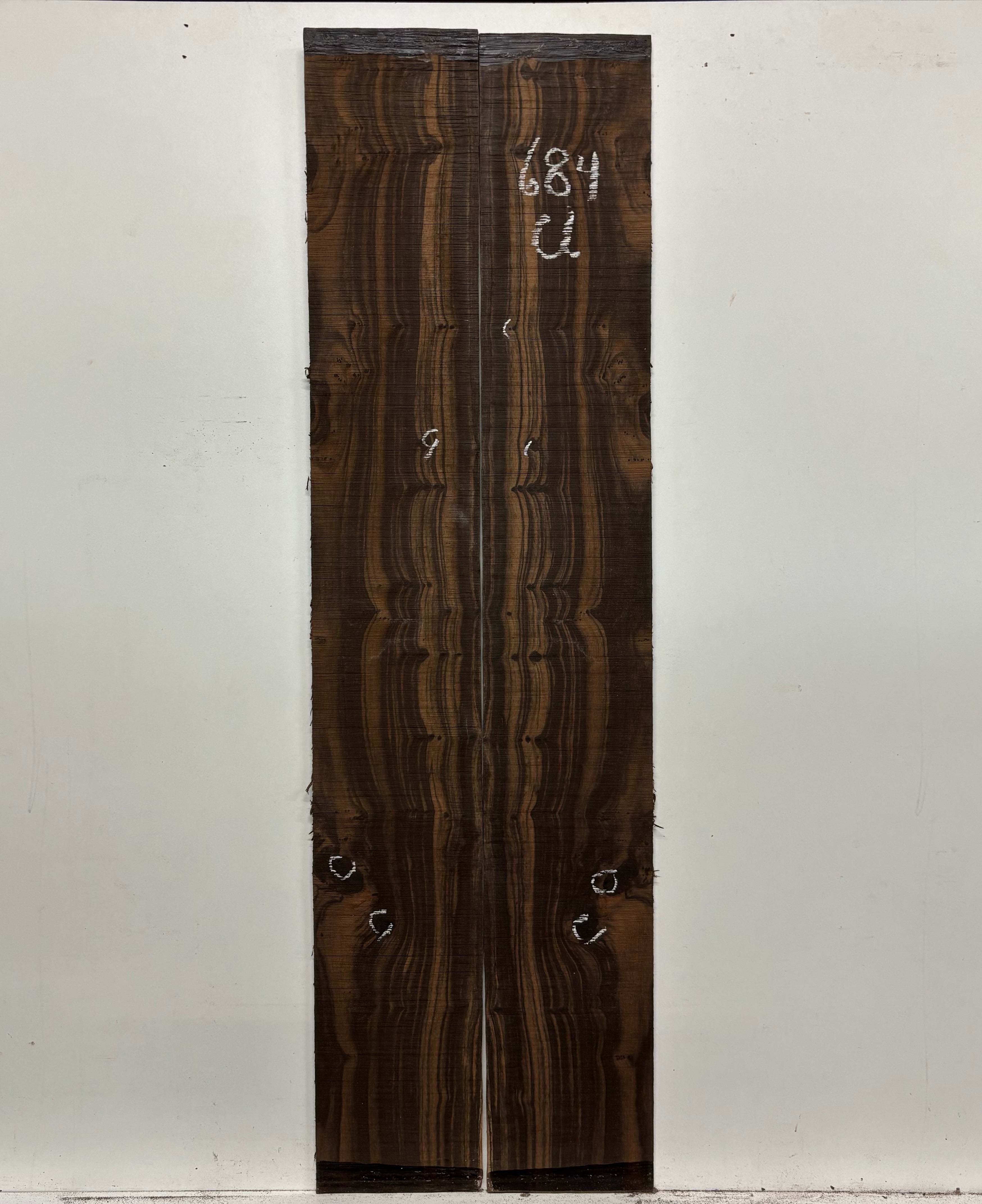 Macassar Ebony Classical Defective Guitar Side Set #684 Exotic Wood Zone 