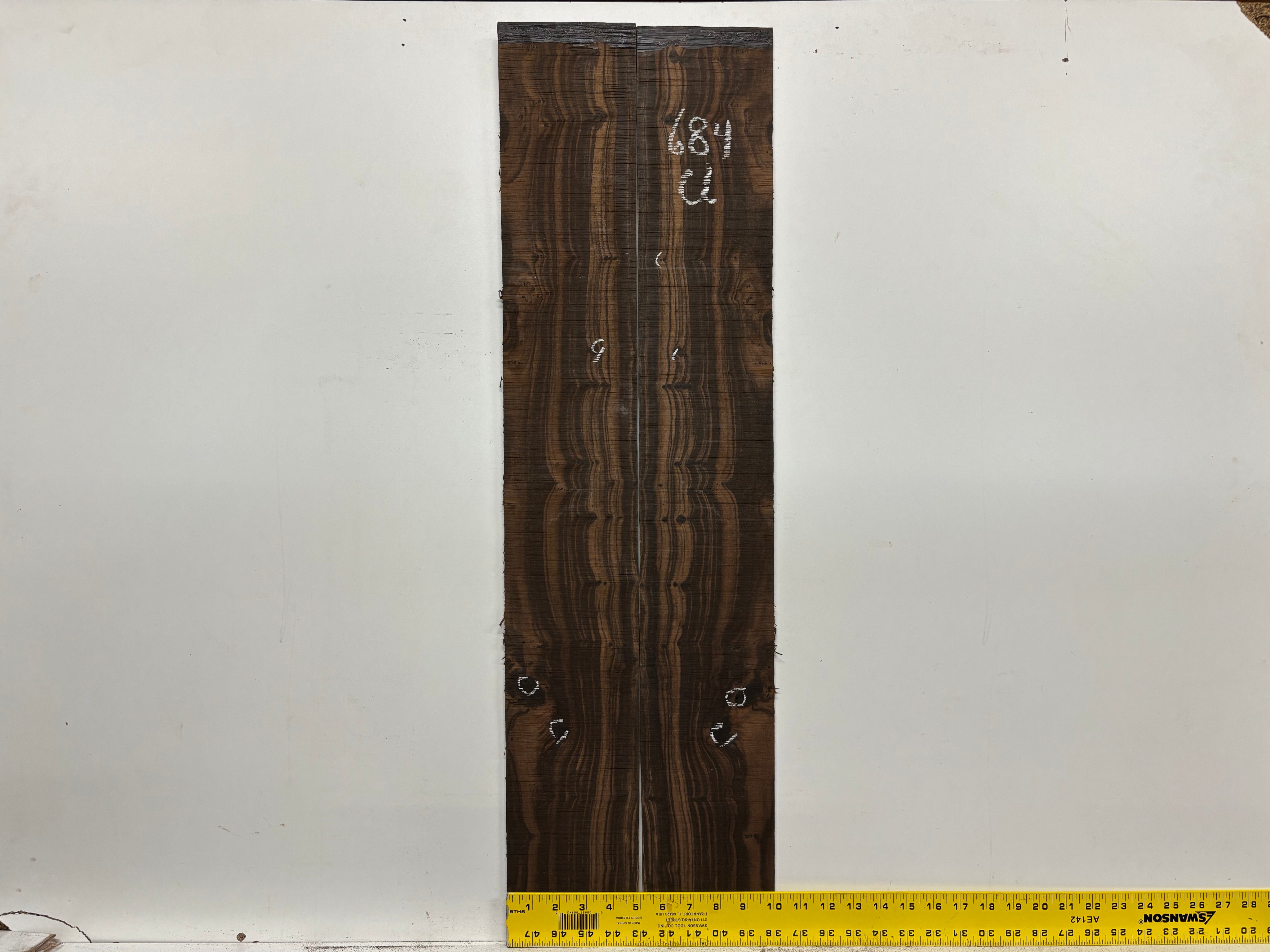 Macassar Ebony Classical Defective Guitar Side Set #684 Exotic Wood Zone 