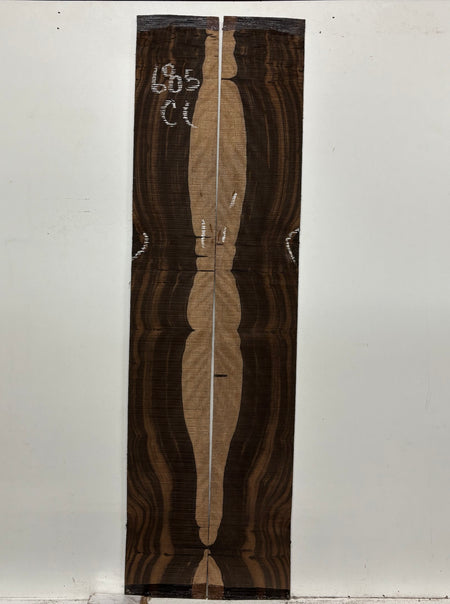 Macassar Ebony Classical Defective Guitar Side Set #685 Exotic Wood Zone 