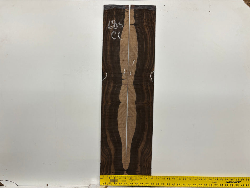 Macassar Ebony Classical Defective Guitar Side Set #685 Exotic Wood Zone 