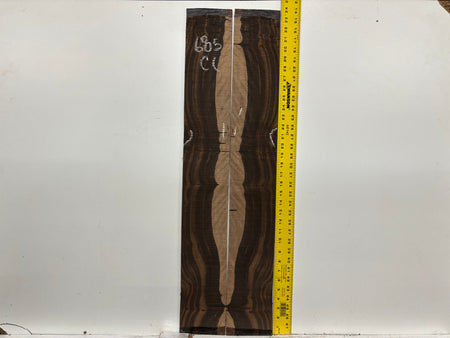 Macassar Ebony Classical Defective Guitar Side Set #685 Exotic Wood Zone 