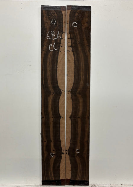 Macassar Ebony Classical Defective Guitar Side Set #686 Exotic Wood Zone 
