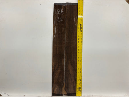 Macassar Ebony Classical Defective Guitar Side Set #688 Exotic Wood Zone 