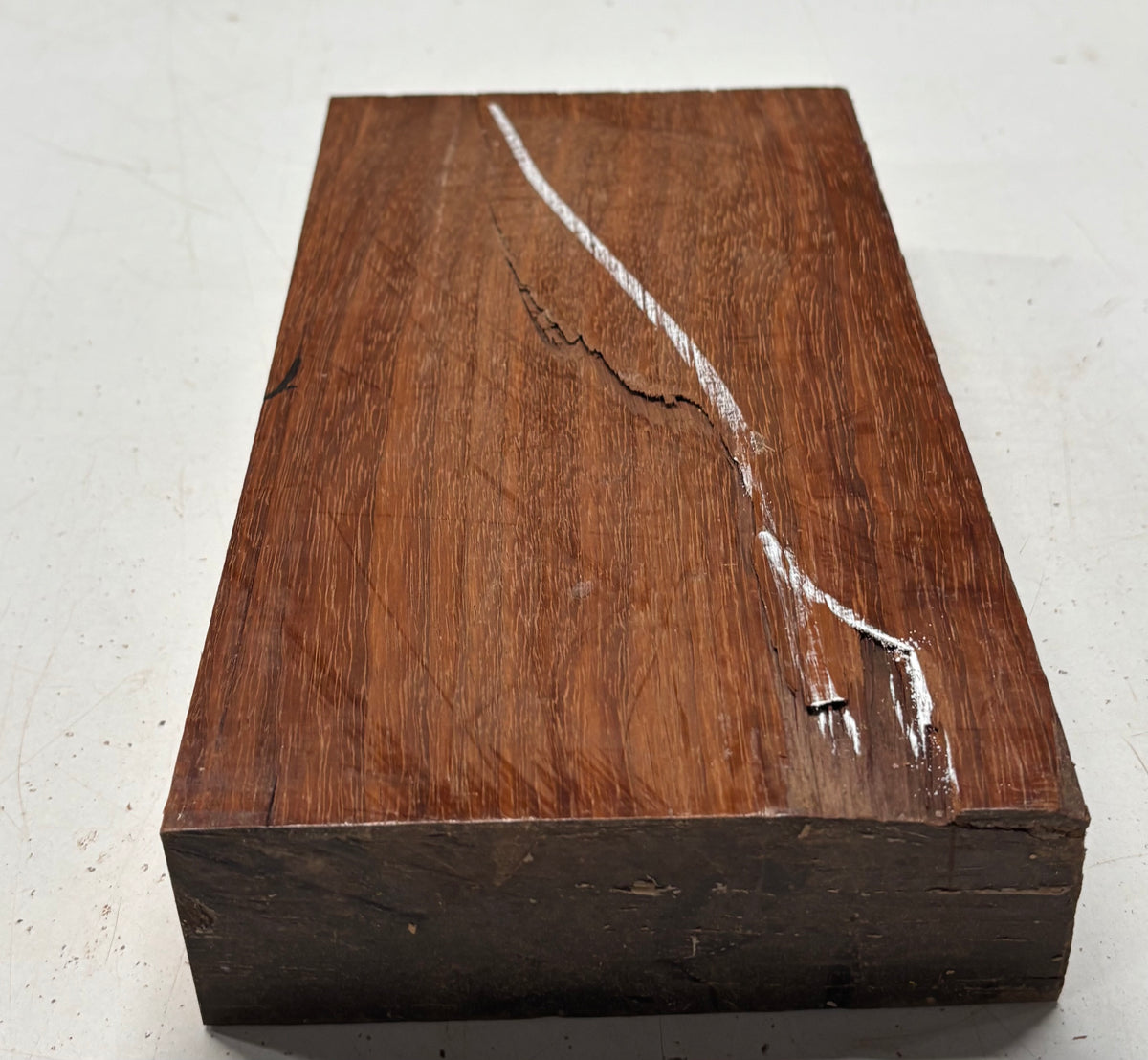 1 Piece, Padauk Lumber Board Blank  11"x6"x2"#8337 - Exotic Wood Zone