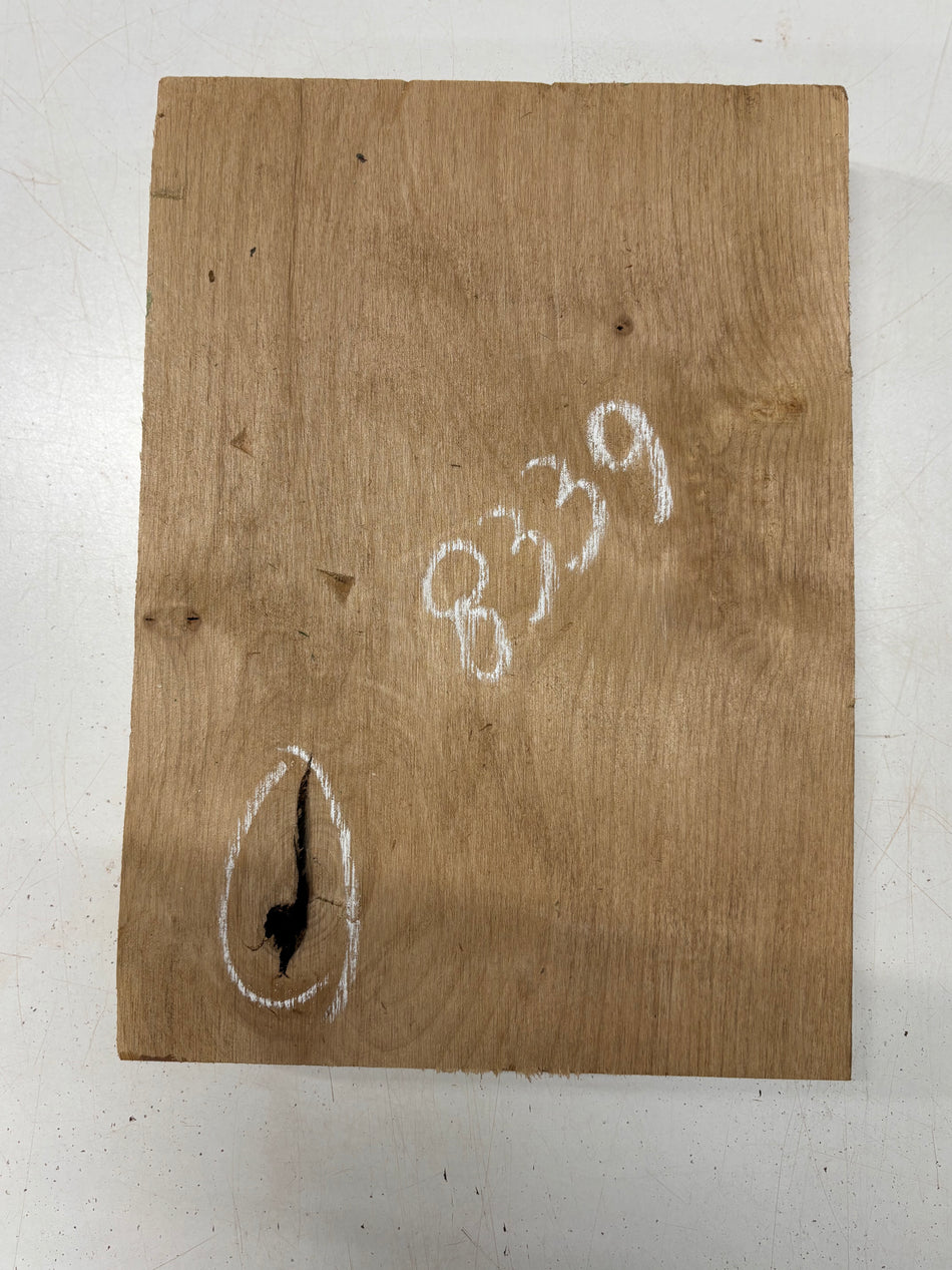 1 Piece, Red Alder Lumber Board Blank 15"x10-1/2"x1-7/8"#8339 - Exotic Wood Zone