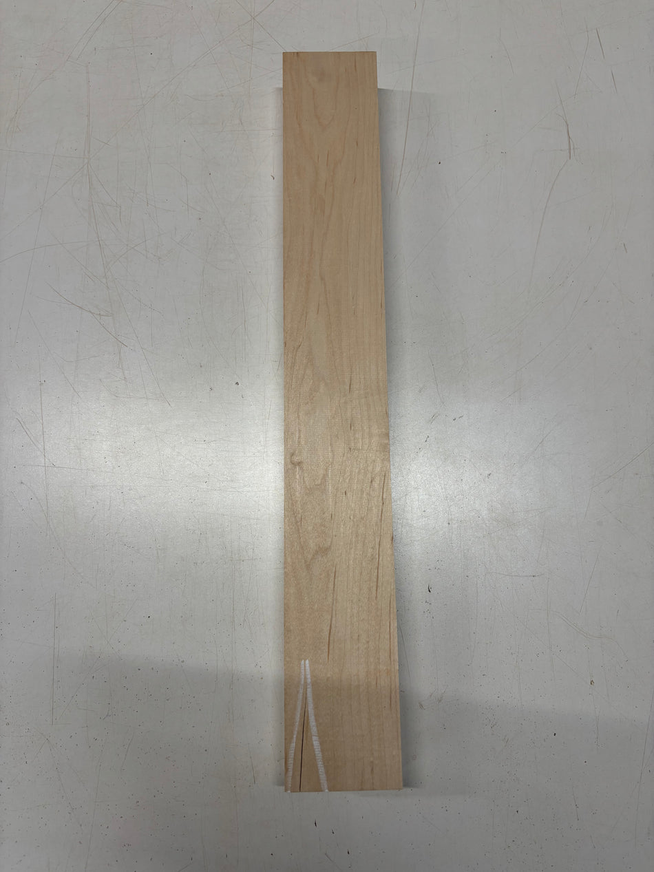 1 Piece, Hard Maple Guitar Neck Blank 24" x 3-3/8" x 1-3/4"#4972
