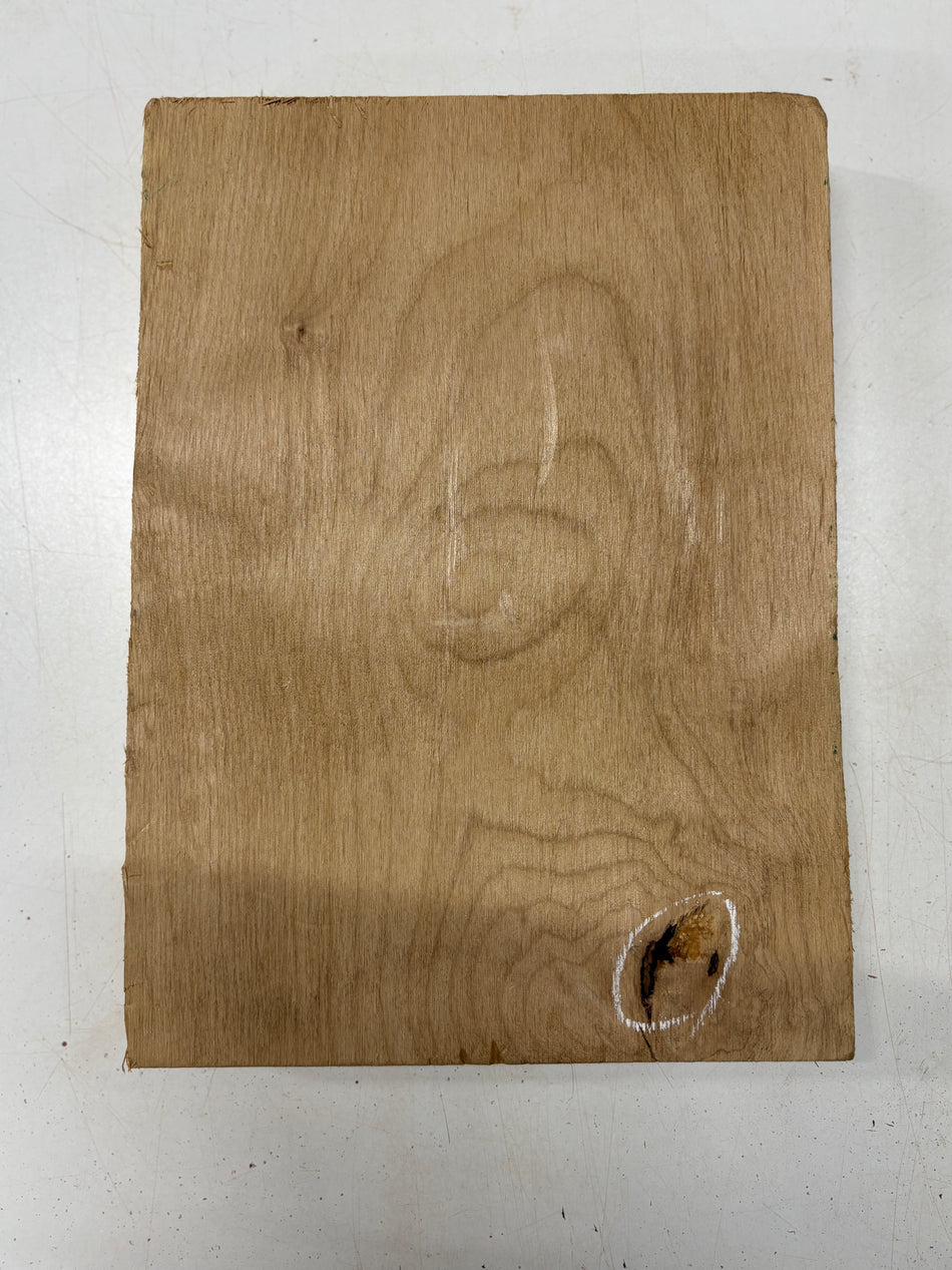 1 Piece, Red Alder Lumber Board Blank 15"x10-1/2"x1-7/8"#8339 - Exotic Wood Zone
