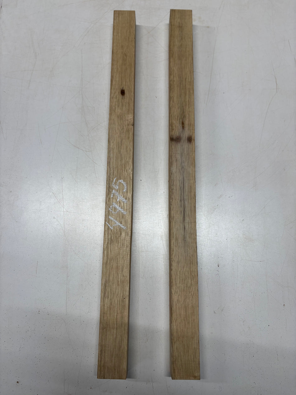 2 Pack, White Limba Turning Wood Blanks 30-1/2"x 2"x1-5/8"#4975