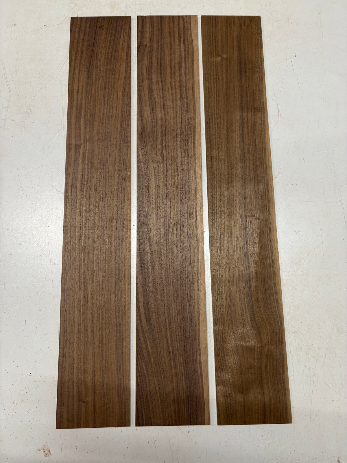3 Pack, Black Walnut Thin Stock Lumber 33"x5"x1/8"#8345 - Exotic Wood Zone