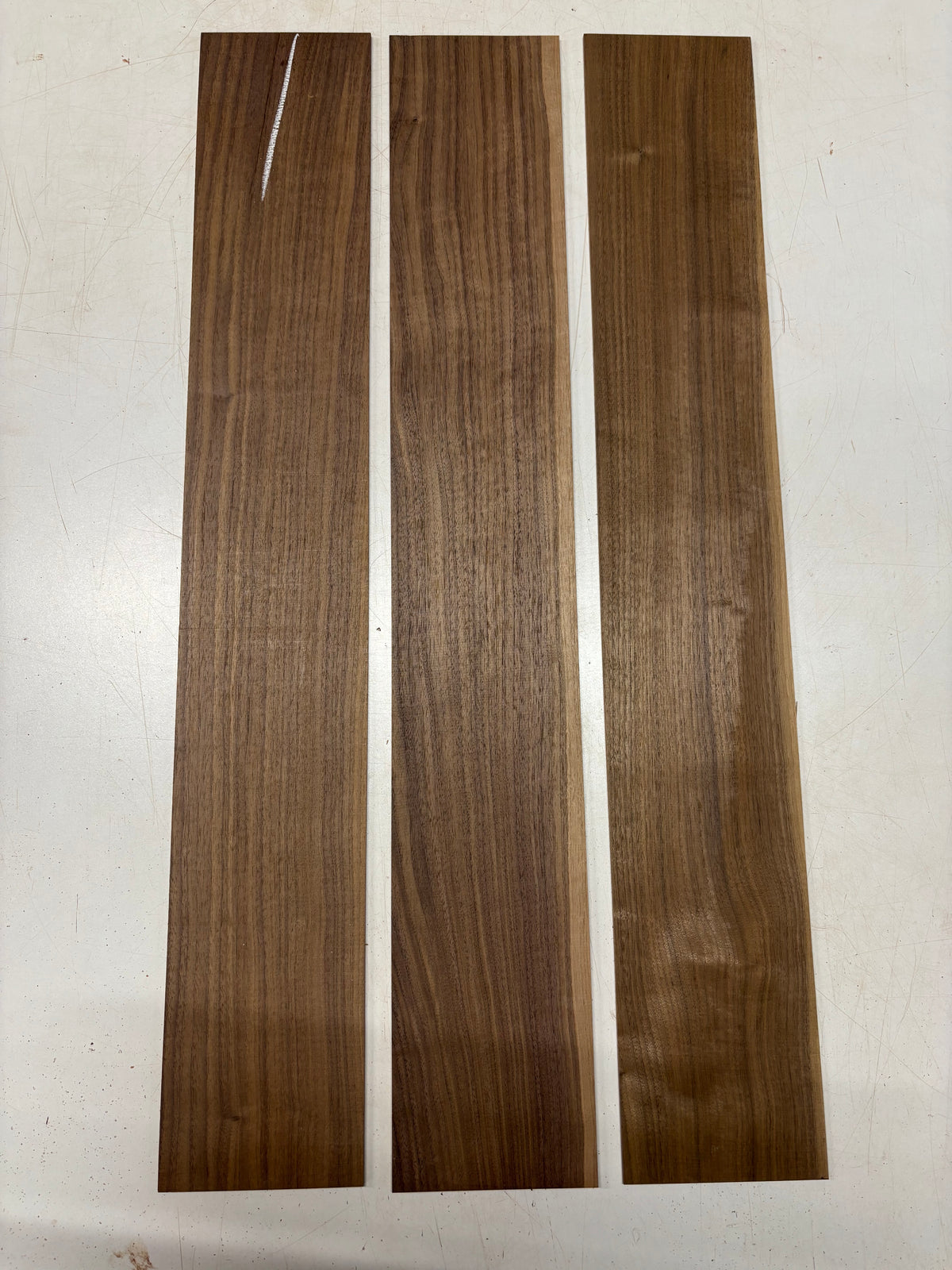 3 Pack, Black Walnut Thin Stock Lumber 33"x5"x1/8"#8345 - Exotic Wood Zone
