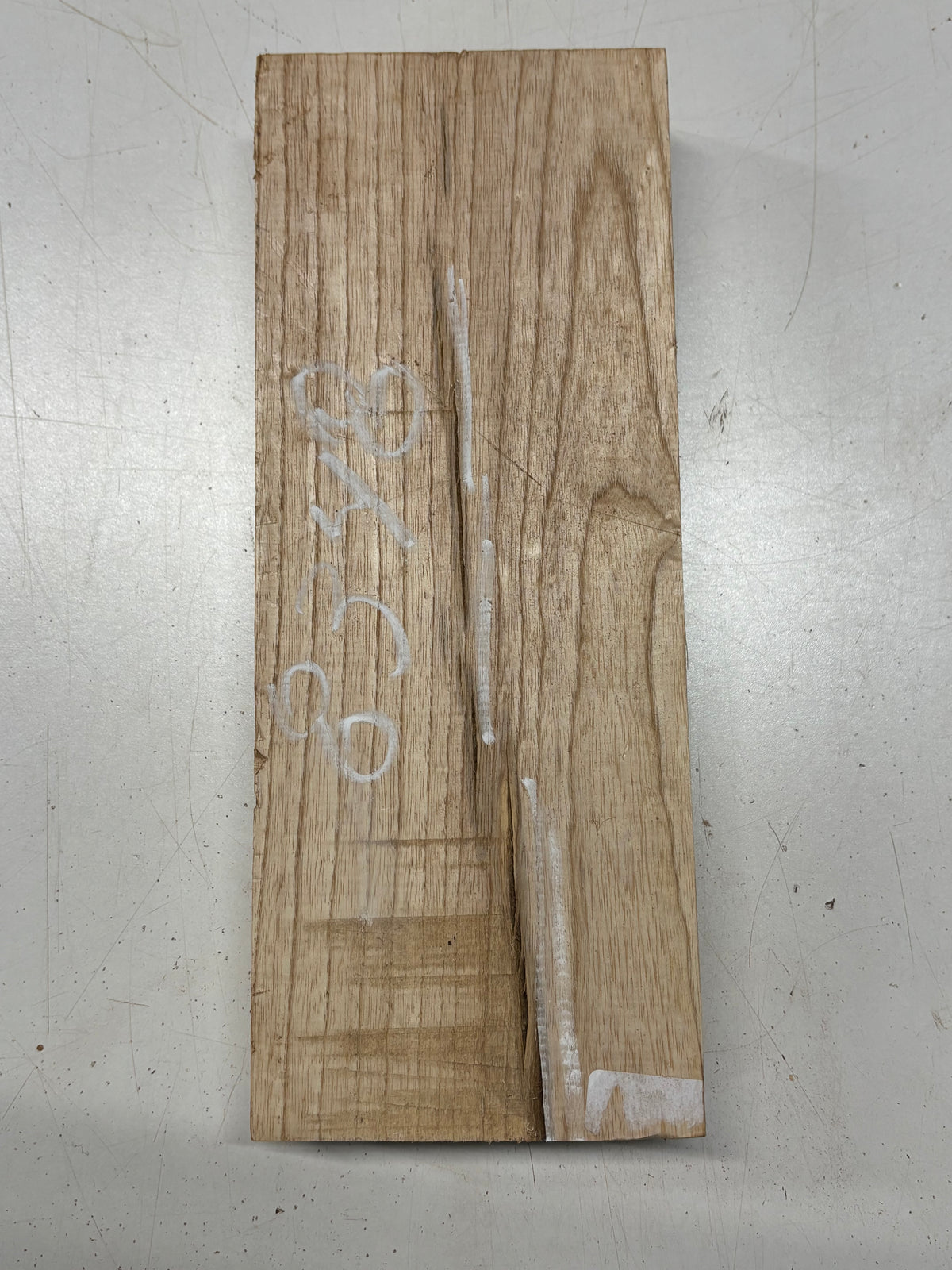 1 Piece, White Ash Lumber Board Blank 13"x5"x2" #8348 - Exotic Wood Zone