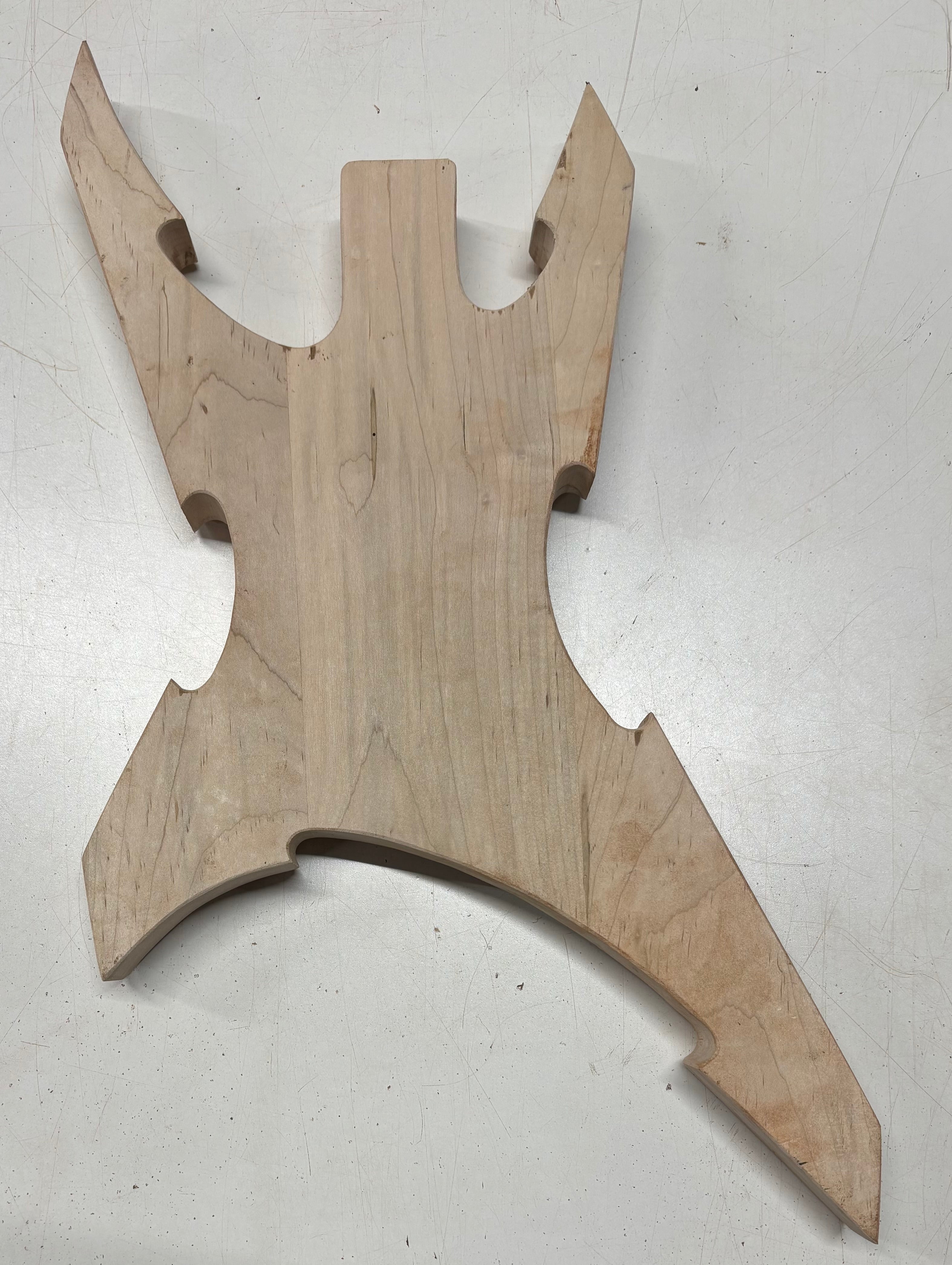 3 Piece, Ambrosia Maple Pre Cut Mod  5 EC  21"x11"x1-3/4" #8349 - Exotic Wood Zone