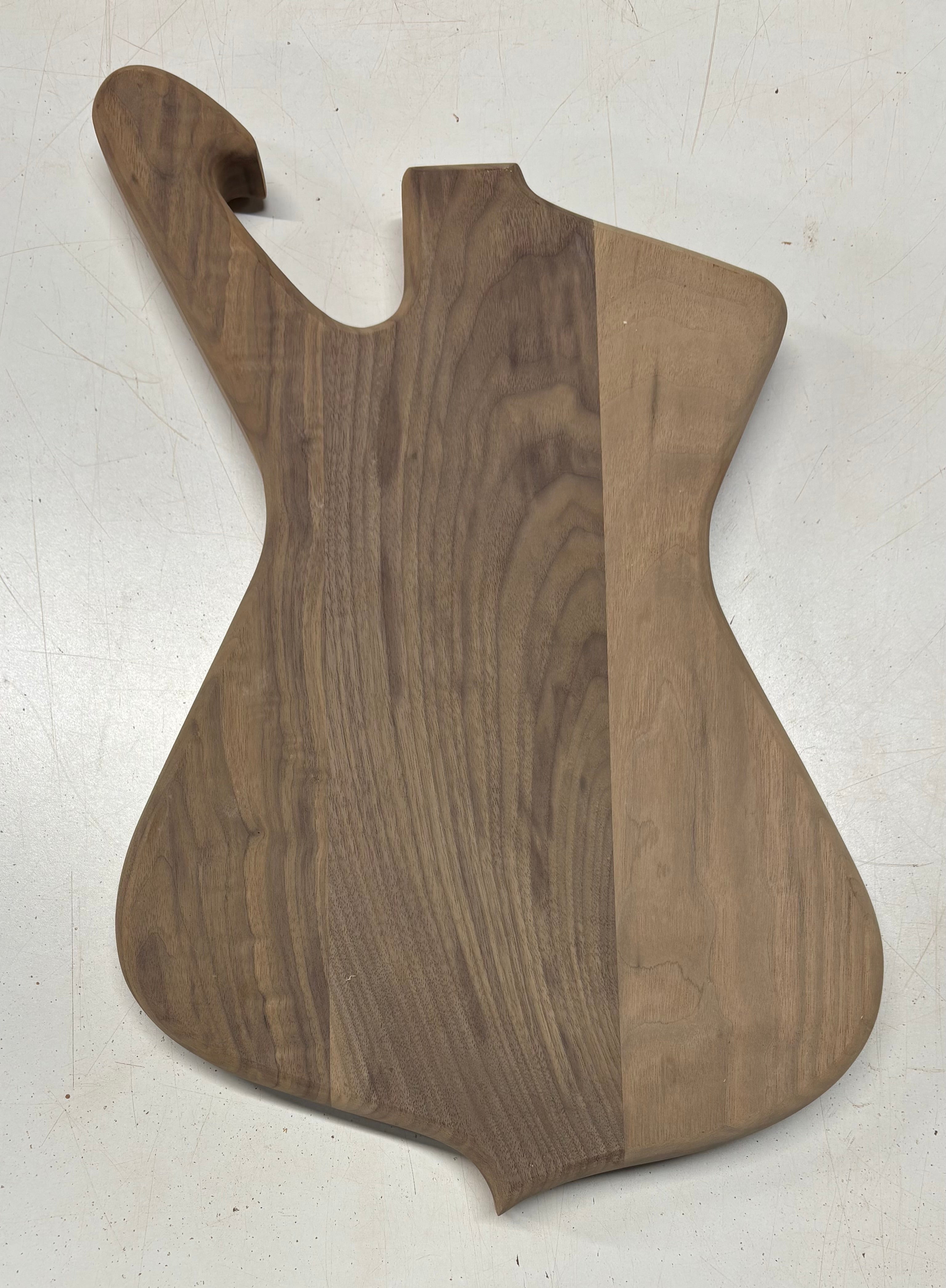 3 Piece Glued Black Walnut Pre Cut , Mod CIC  20"x13"x1-3/4"#8350 - Exotic Wood Zone