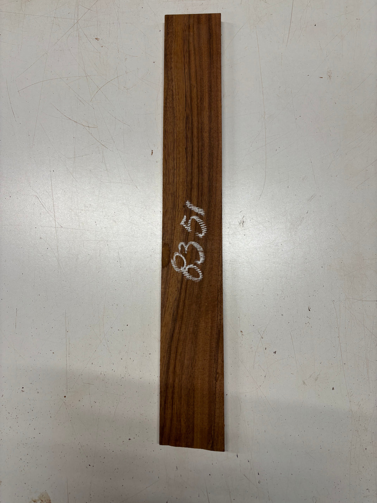 1 Piece, Hawaiian Koa Fingerboard Blank 21-1/2"x3"x1/2"#8351 - Exotic Wood Zone