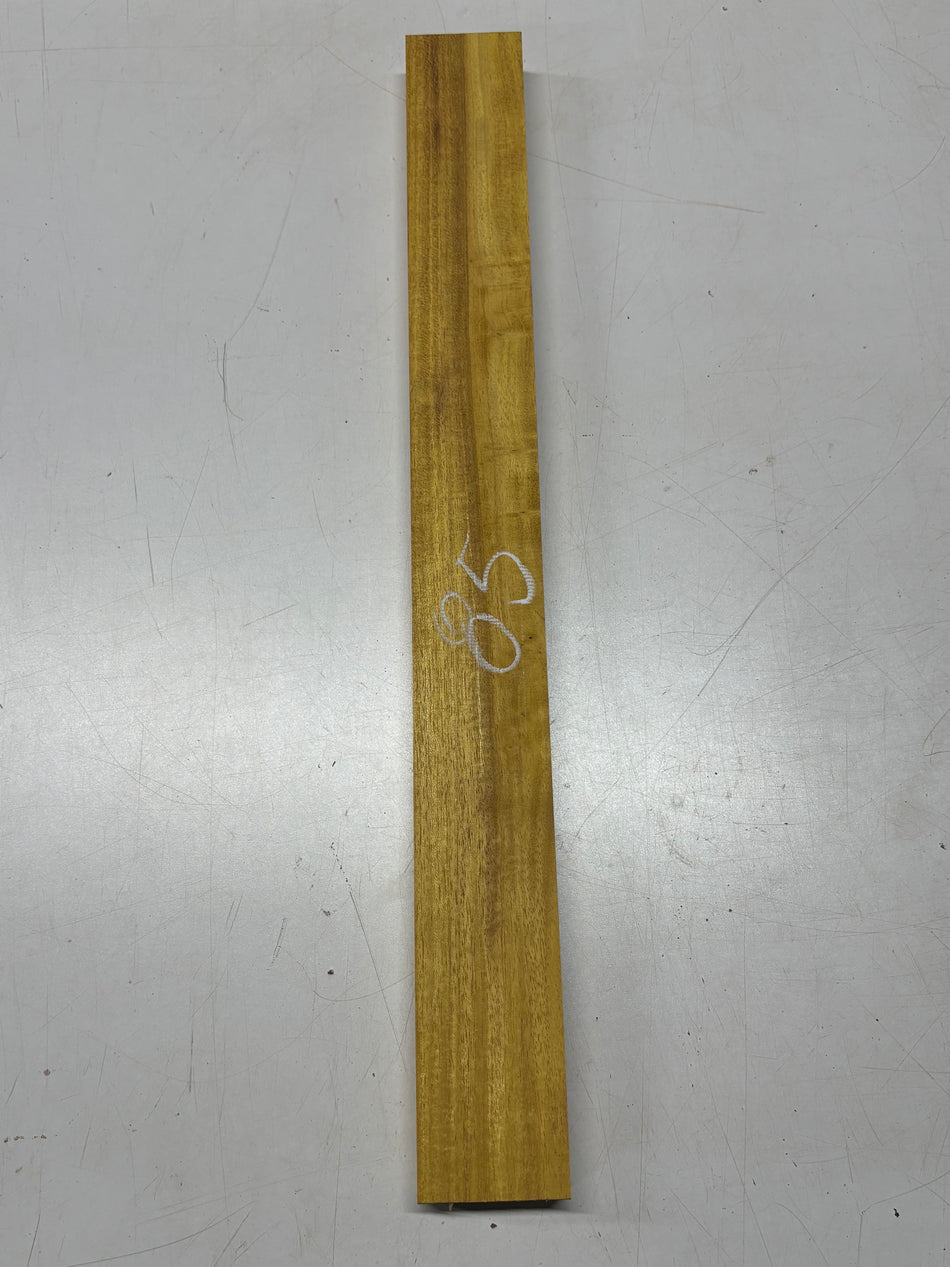 Lot de 3, 3 espèces : Bloodwood + Osage Orange + Palissandre du Honduras, Blocs de Bois pour Tournage 11-7/8"x1"x1" #