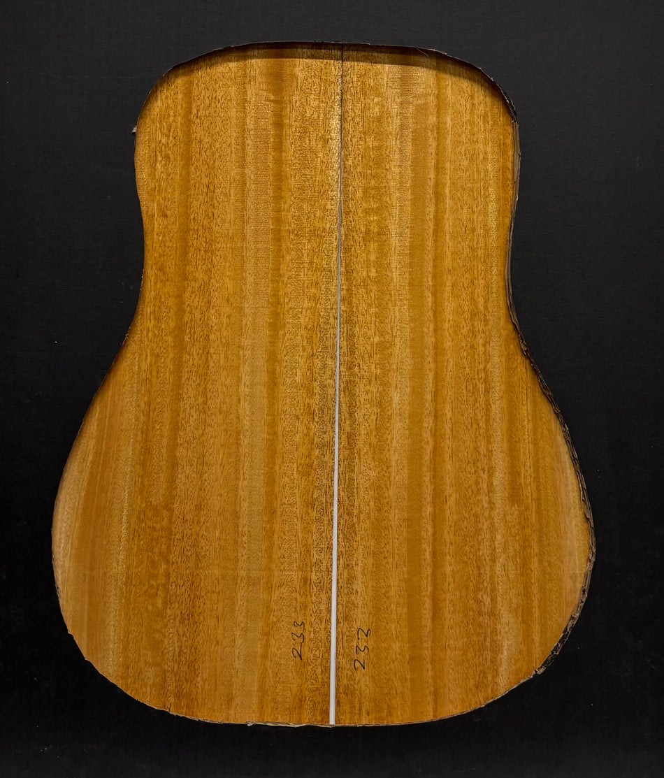 Golden Mango Dreadnought Guitar Back and Side Set #507