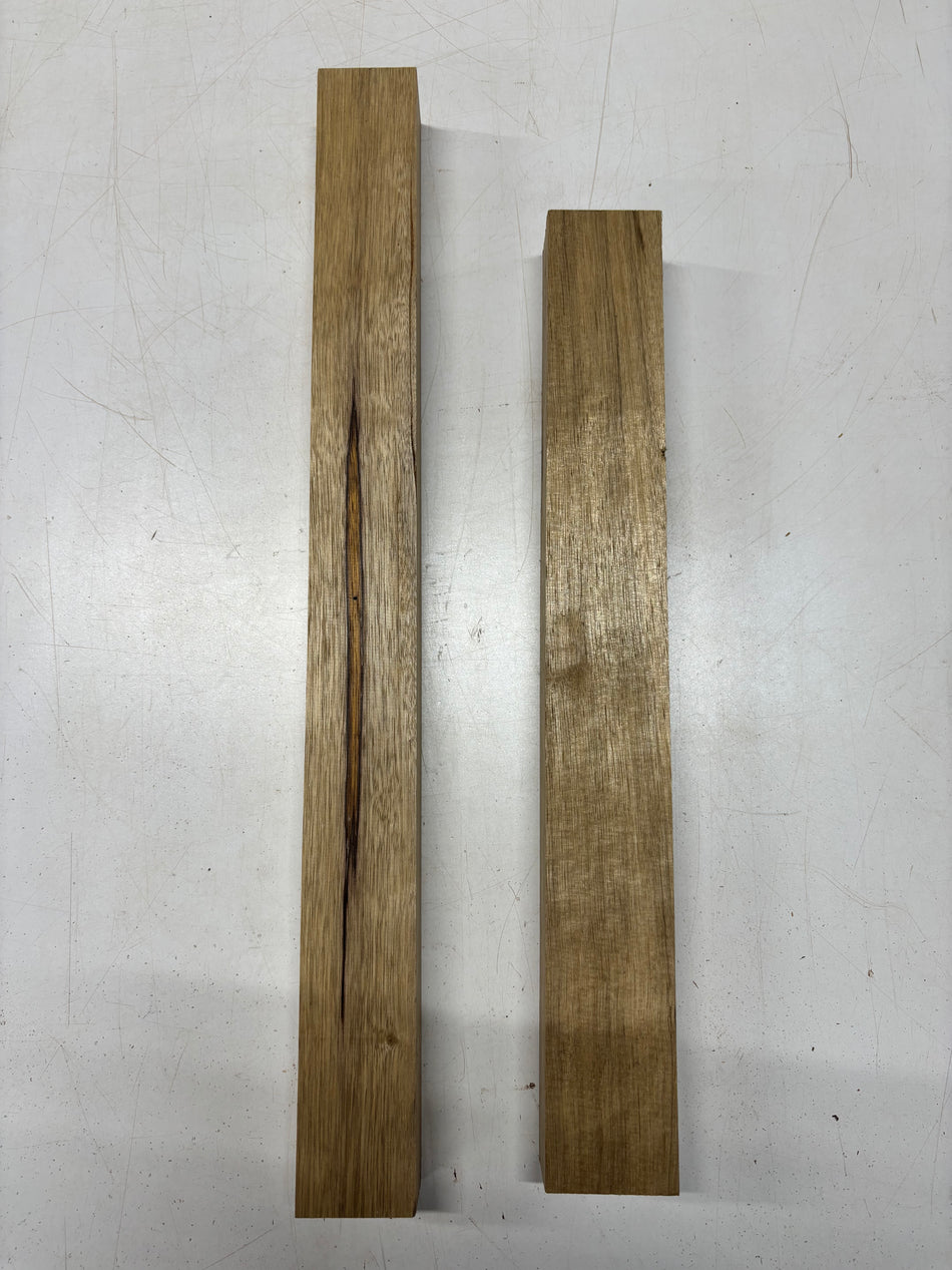 2 Pack, White Limba Turning Wood Blanks 20"x2-1/2"x1-3/4"  , 24"x 2-1/4"x 1-7/8"#4987